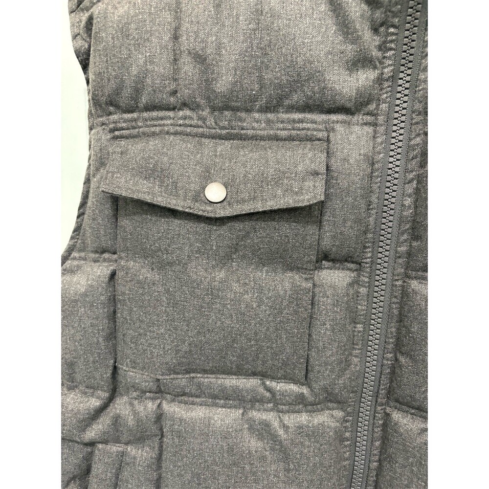 Goodfellow & Co Vest Mens Size 2XL Charcoal Gray Quilted Puffer Full Zip - Picture 2 of 9